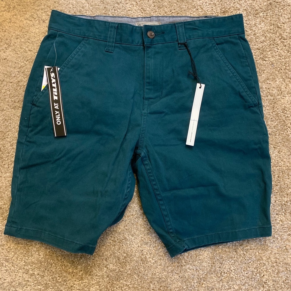 Teal blue men’s shorts